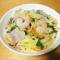 クック9BD0HE☆'s cooksnap of when they made ガーリック塩焼きそば.