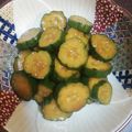 ✿ささ's cooksnap of when they made きゅうりのキューちゃん.