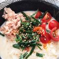 yossheep's cooksnap of when they made つわり対策♡簡単！豆乳ポン酢そうめん.