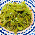 空前絶後のらび's cooksnap of when they made ピーマンor万願寺とうがらしの塩昆布炒め.