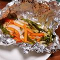 ステマム子♡♡'s cooksnap of when they made 麺つゆで簡単☆サケときのこのホイル焼き.