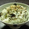 くまとシロ's cooksnap of when they made これぞ１ッ分料理！　梅わかめまぜごはん.