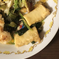 クックZ8J4H4☆'s cooksnap of when they made ほうれん草と厚揚げのオイスターソース炒め.
