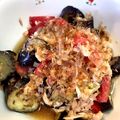 へむ鉄's cooksnap of when they made 冷奴！？茄子トマトのツナポン酢サラダ.