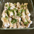 ☆こまっと☆'s cooksnap of when they made 蒸し鶏のネギソースかけ(白切鶏).
