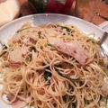 タニスィー's cooksnap of when they made キャベツとネギの和風スパゲッティー.
