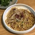 たまジ's cooksnap of when they made コンビーフと玉ねぎの和風パスタ☆.