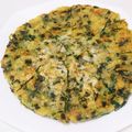 うさよ☆'s cooksnap of when they made 美味しくて簡単！ネギたっぷりチーズチヂミ.