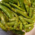 家族の美味しい☆'s cooksnap of when they made 絹さやの大量消費に♪絹さやのマヨポン炒め.