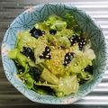 もぐ・ω・くま's cooksnap of when they made レタスと海苔のピリ辛ナムル.