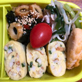 しげくん☆'s cooksnap of when they made ちくわとねぎの卵焼き.