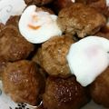 curisupin's cooksnap of when they made 照り焼きつくね✿温玉添え.