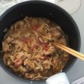 おっちむ＊'s cooksnap of when they made フライパンひとつdeポークストロガノフ♡.