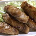 mi_ricky's cooksnap of when they made 豚肉のお餅巻き.