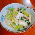 古賀竜一's cooksnap of when they made しめじと小松菜の味噌マヨ和え.