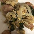 クックZ8J4H4☆'s cooksnap of when they made 簡単！ほうれん草とウインナーの卵炒め.