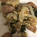 クックZ8J4H4☆'s cooksnap of when they made 簡単！ほうれん草とウインナーの卵炒め.