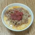 ポニーリボン's cooksnap of when they made 忙しい朝に！パパッと納豆うめ～卵ご飯☆.