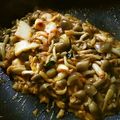 J・0505's cooksnap of when they made 無限キムしめじ.