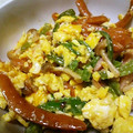 J・0505's cooksnap of when they made あと一品に♪ウィンナーと野菜の卵炒め.