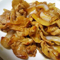 J・0505's cooksnap of when they made 甘辛味付けの新玉ねぎ豚のしょうが焼き.