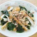 saku95's cooksnap of when they made オカワカメと竹輪のおかか和え.
