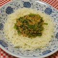 tokotann's cooksnap of when they made たっぷりネギとツナの塩味素麺.