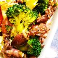 0508haru's cooksnap of when they made 菜の花とホタルイカのガーリックバター炒め.