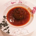 ❁Abake❁'s cooksnap of when they made チーズinハンバーグ トマト煮込み.