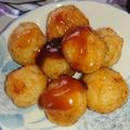 由美っぺ's cooksnap of when they made 残りごはんリメイク！みたらし揚げ団子.