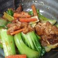CoffeeCoco's cooksnap of when they made チンゲン菜と豚肉のオイキム炒め.