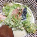 手抜きクック's cooksnap of when they made 丸ごとレタス一個とシャケ豆乳仕立て.