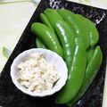 ☆くらこ☆'s cooksnap of when they made スナップエンドウの梅マヨ.