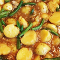ほっしーサザエ's cooksnap of when they made 安いウマい☆新じゃがと豚ミンチの炒め煮.
