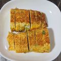 おかかーさん's cooksnap of when they made ふわふわシャキシャキ！葱たくさん卵焼き.