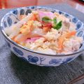 natu38's cooksnap of when they made フライパンで簡単に♪人参入り親子丼♪.