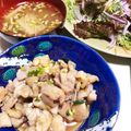 うにくれそん's cooksnap of when they made 鶏皮ポン酢&中華スープ.