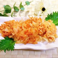 ももちゃんのれしぴ's cooksnap of when they made ♡新玉ねぎと桜えびのかき揚げ♡.
