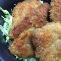 ERICA様's cooksnap of when they made 鶏むね肉のたれカツ丼.