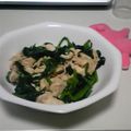 ナガコー's cooksnap of when they made ほうれん草とささみの和えもの.