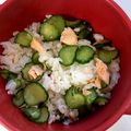 てついく's cooksnap of when they made 鮭とキュウリの混ぜ寿司☆.