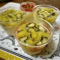 卯月のうさぎ２０１４'s cooksnap of when they made キウイシロップのクリームババロア♪.