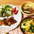 Ri→chan's cooksnap of when they made 小松菜と卵のオイスターソース炒め.