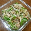よよっち♪'s cooksnap of when they made 水菜ともやしのサバ水煮缶サラダ.