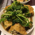 ゆいまーるん's cooksnap of when they made つまみ菜の卵とじ.