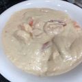 yaizawa's cooksnap of when they made 海老のカタラン風.