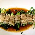 プリン後輩's cooksnap of when they made 蒸し豆苗と豚肉巻き.