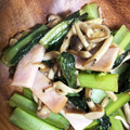ムーヒツジ's cooksnap of when they made 小松菜とハムの中華炒め.