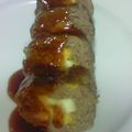 rosacanina's cooksnap of when they made スコッチエッグ風？ゆで卵ロールハンバーグ.