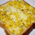 なななな♡MaMa's cooksnap of when they made ぷりぷり甘〜い♡コーンマヨチーズトースト.